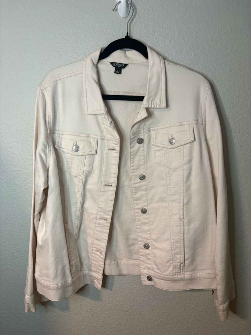 Buffalo David Bitton Women's Light Pink Denim Jacket